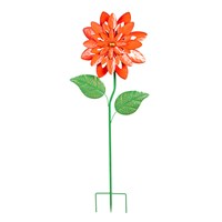 41"H Dahlia Metal Flower Garden Stake