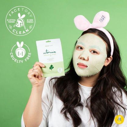 K-Beauty Artemisia Refreshing Relief Sheet Face Mask