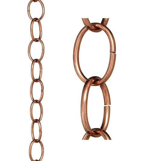 Pure Copper Single Rain Chain Link