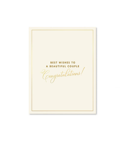 Beautiful Couple Wedding Greeting Card