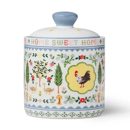 Home Sweet Home Porcelain Canister