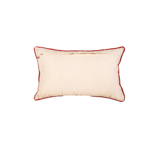 Holiday Cardinals on Branches Lumbar Pillow