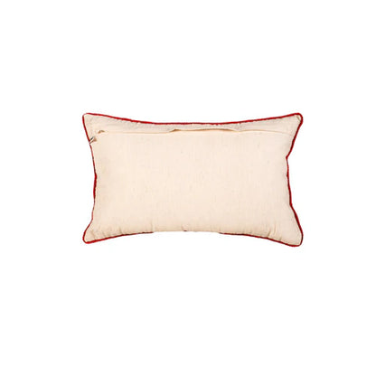 Holiday Cardinals on Branches Lumbar Pillow