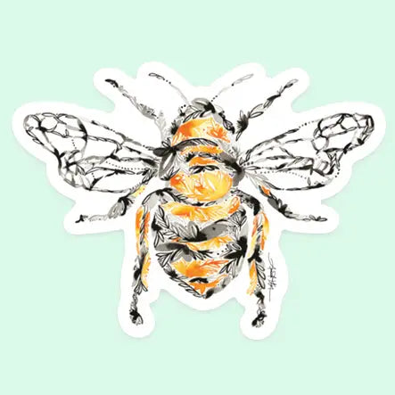 Amanda Klein Co. Honey Bee Vinyl Sticker
