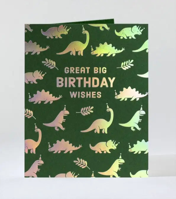 Dinos At the Disco Birthday Card