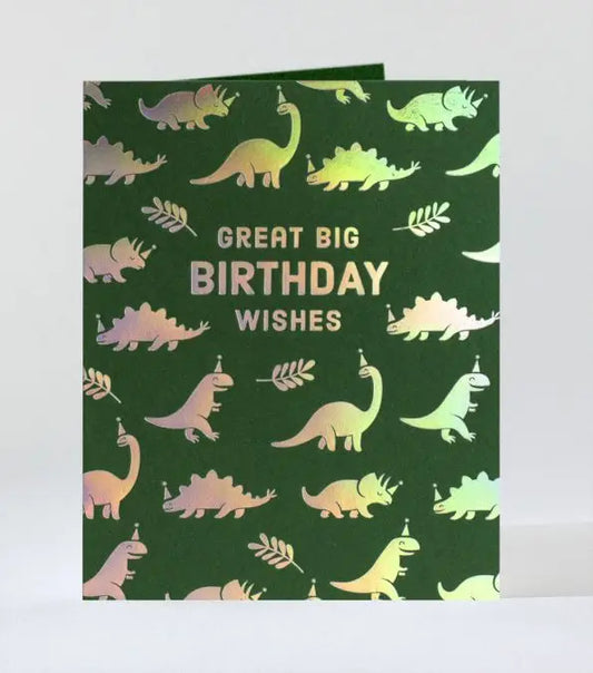 Dinos At the Disco Birthday Card
