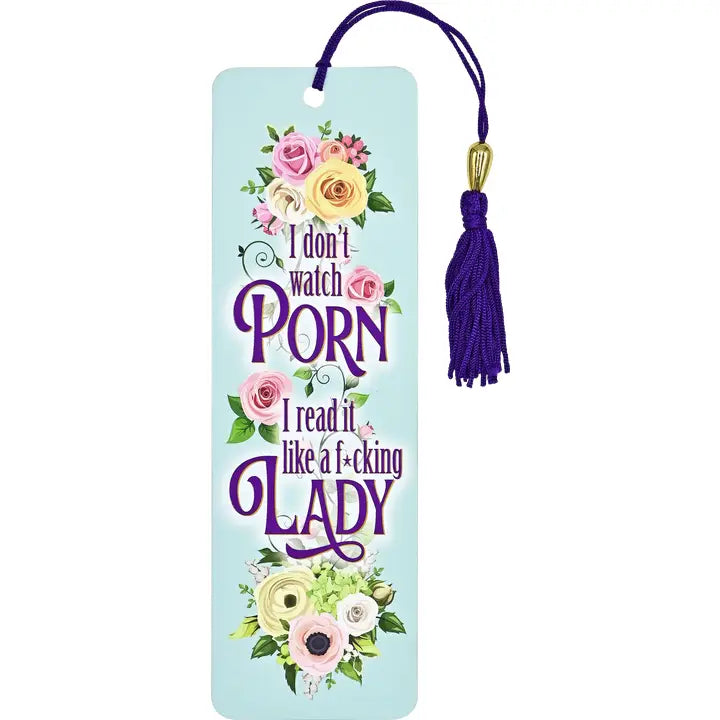 I Don't Watch P:) Beaded Bookmark