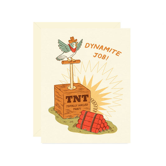 Dynamite Job Congrats Greeting Card