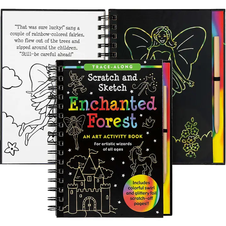 Enchanted Forest Scratch and Sketch