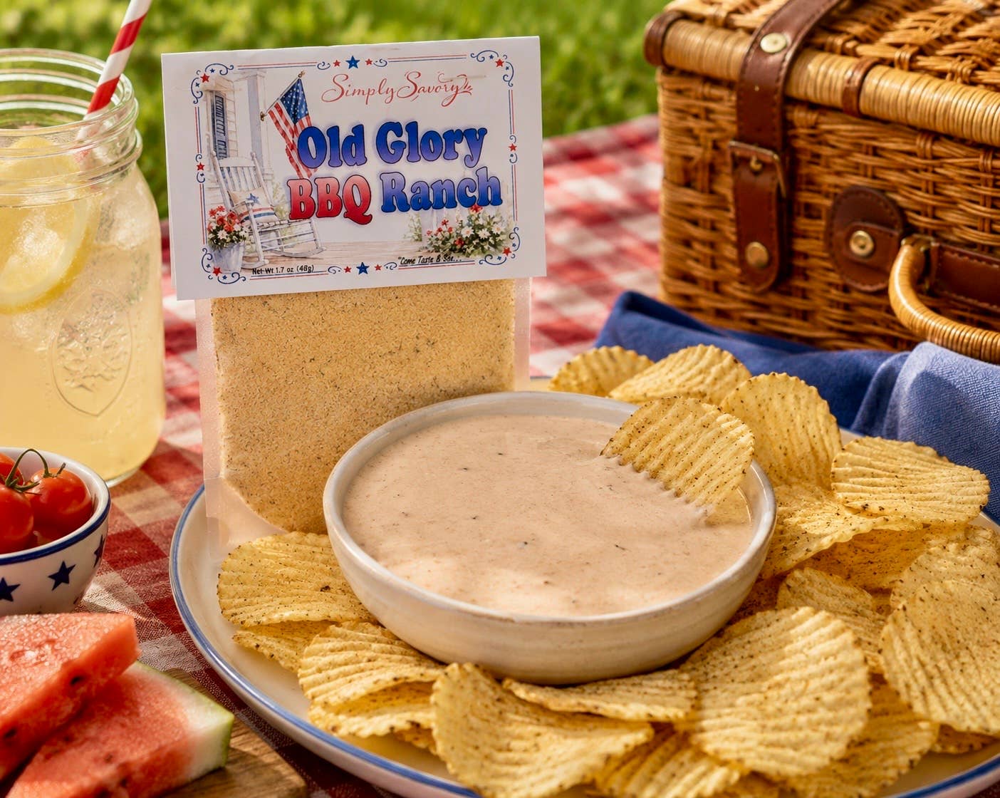 Simply Savory Old Glory BBQ Ranch Dip Mix