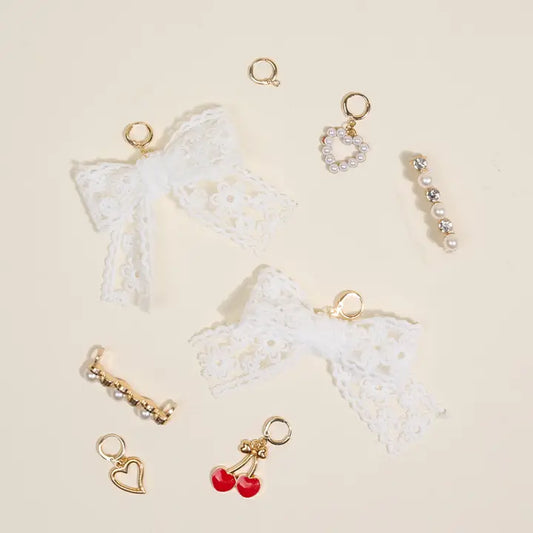 Cherry Twist Dazzle Shoe Charm Pack