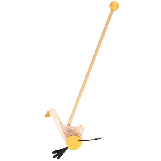 Wood Goose Push Toy