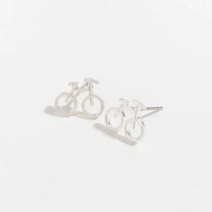 Stud Buds Bicycle Earrings