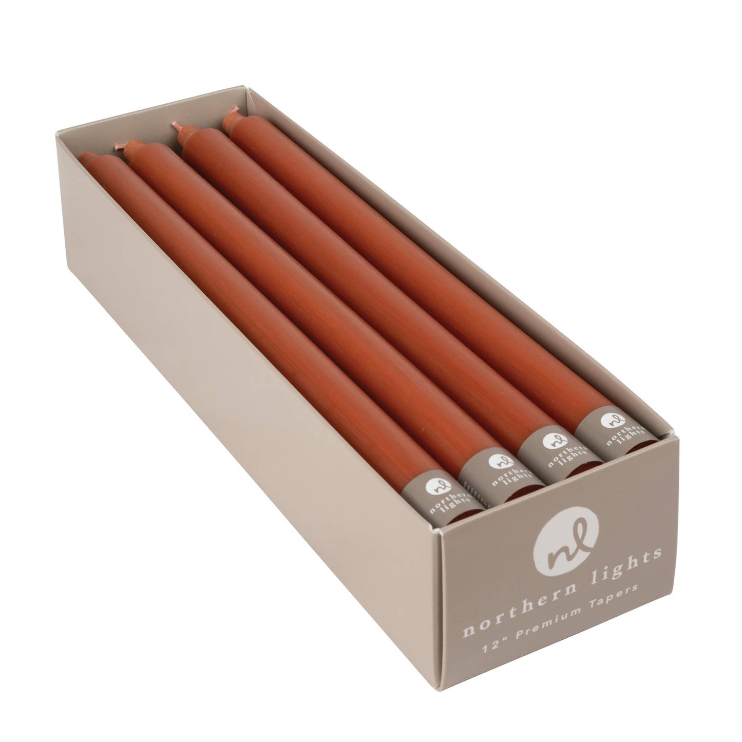 Taper Candle: Terra Cotta