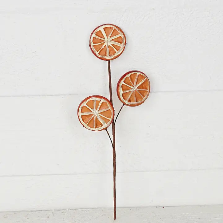 12-inch Pick with Faux Orange Slices