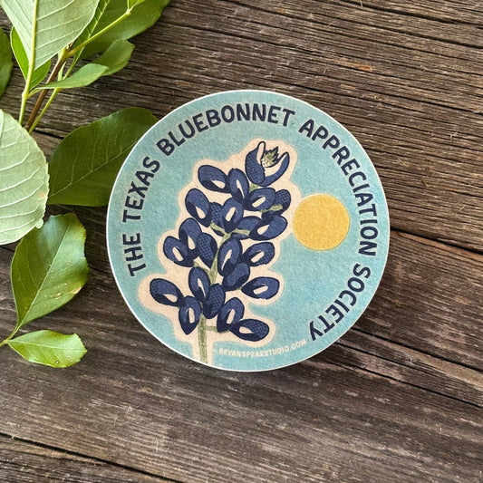 Bluebonnet Appreciation Society Sticker