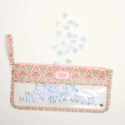 Mahjong Tile Keeper Pouch - Everbloom