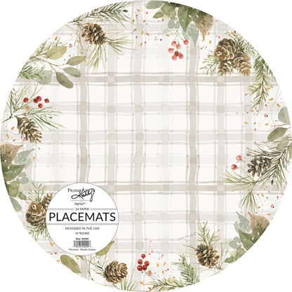 Winter Greenery Placemat