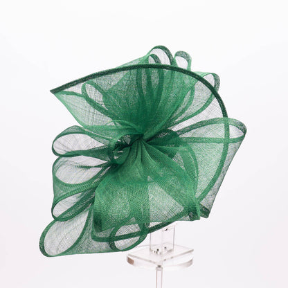 Large Sinamay 3D Design - Facinator On Headband