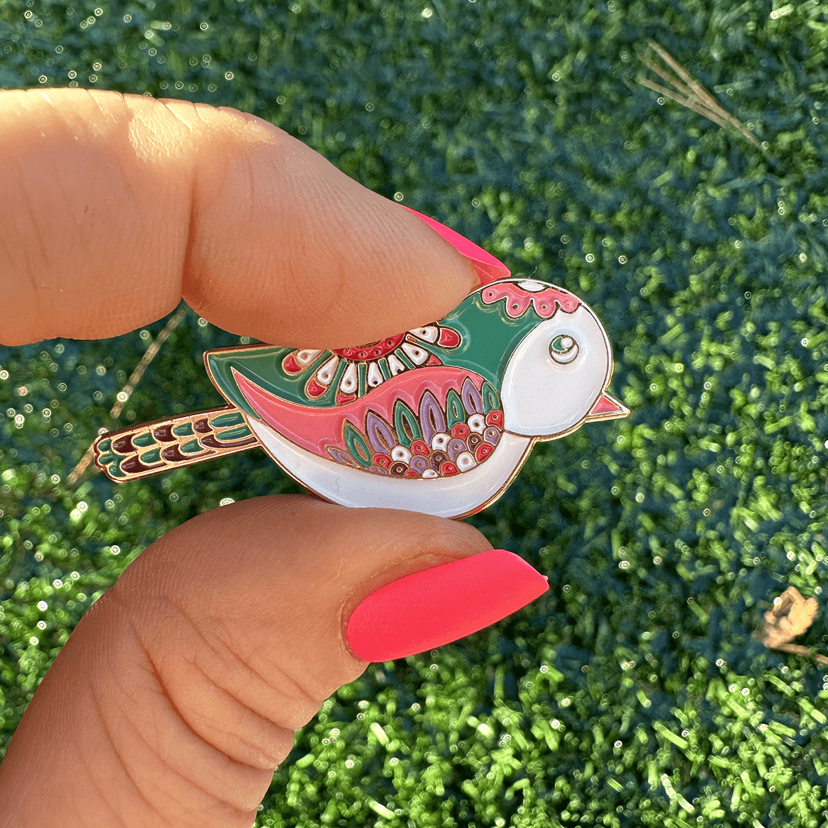 Birdie Women's Golf Ball Marker with Hat Clip