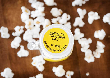 Bottle of Fine White Popcorn Salt