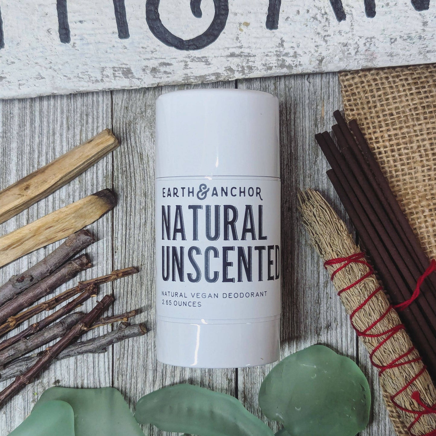 Natural Unscented Vegan Deodorant