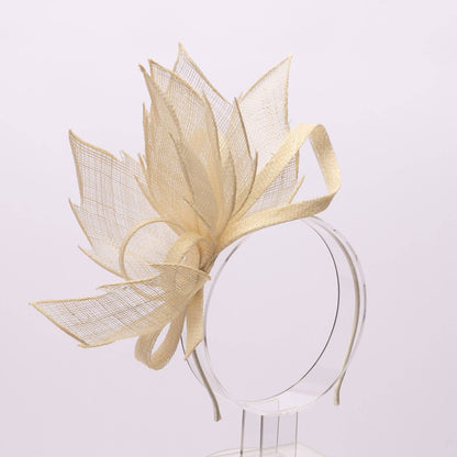 Sinamay Leaves with Loops Style Fascinator