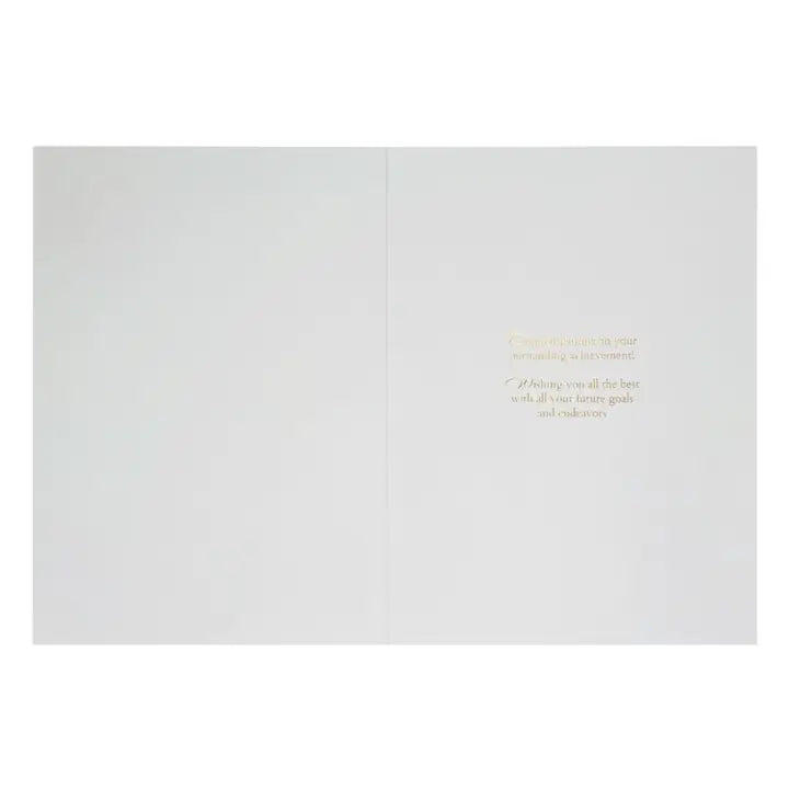 Florentine Border Graduation Card