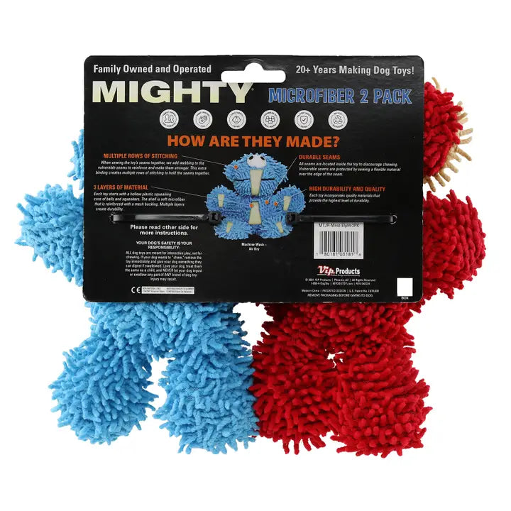 Mighty Jr Microfiber Ball Monster & Elephant 2 Pack