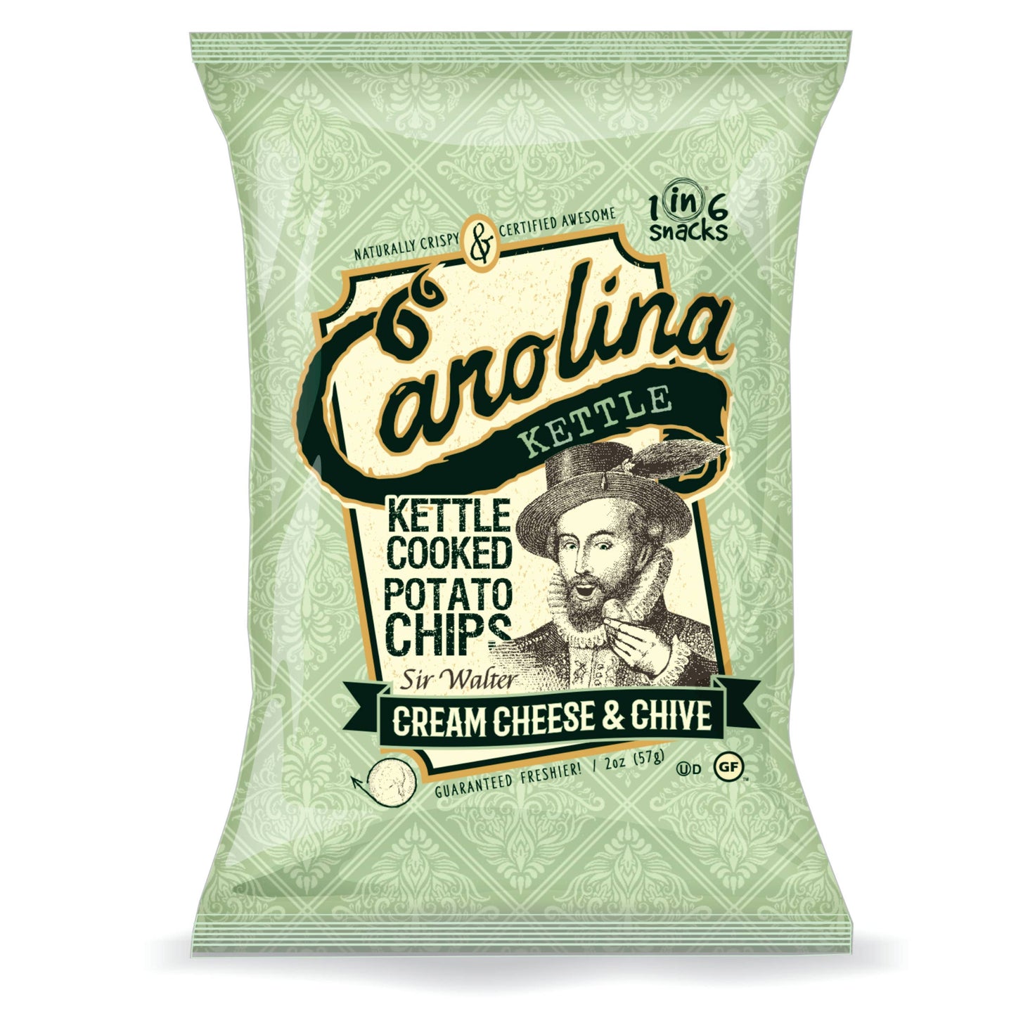 2oz Cream Cheese and Chive Chips (case of 20 bags)