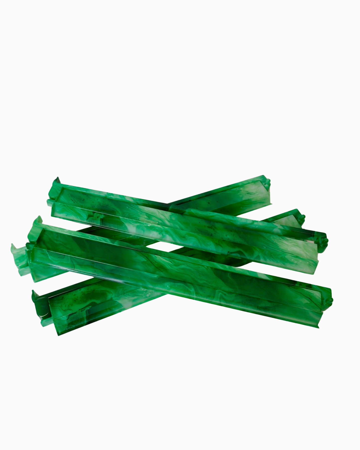Mahjong Rack and Pusher Set Agate Green