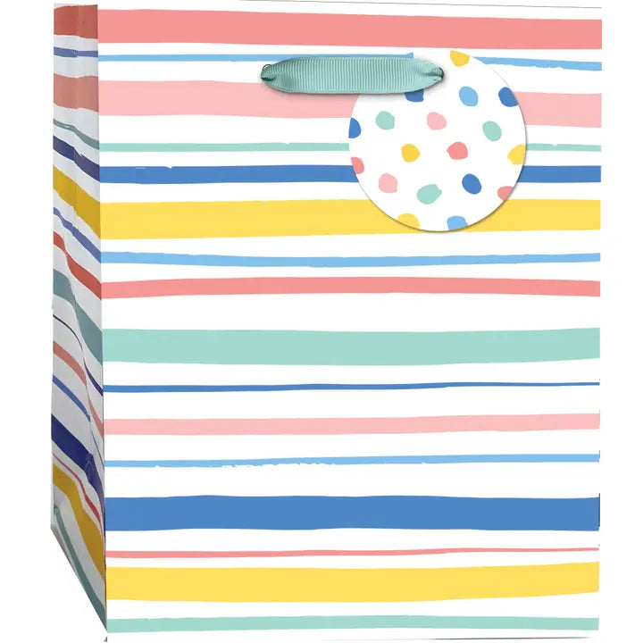 Happy Stripes and Dots Gift Bag