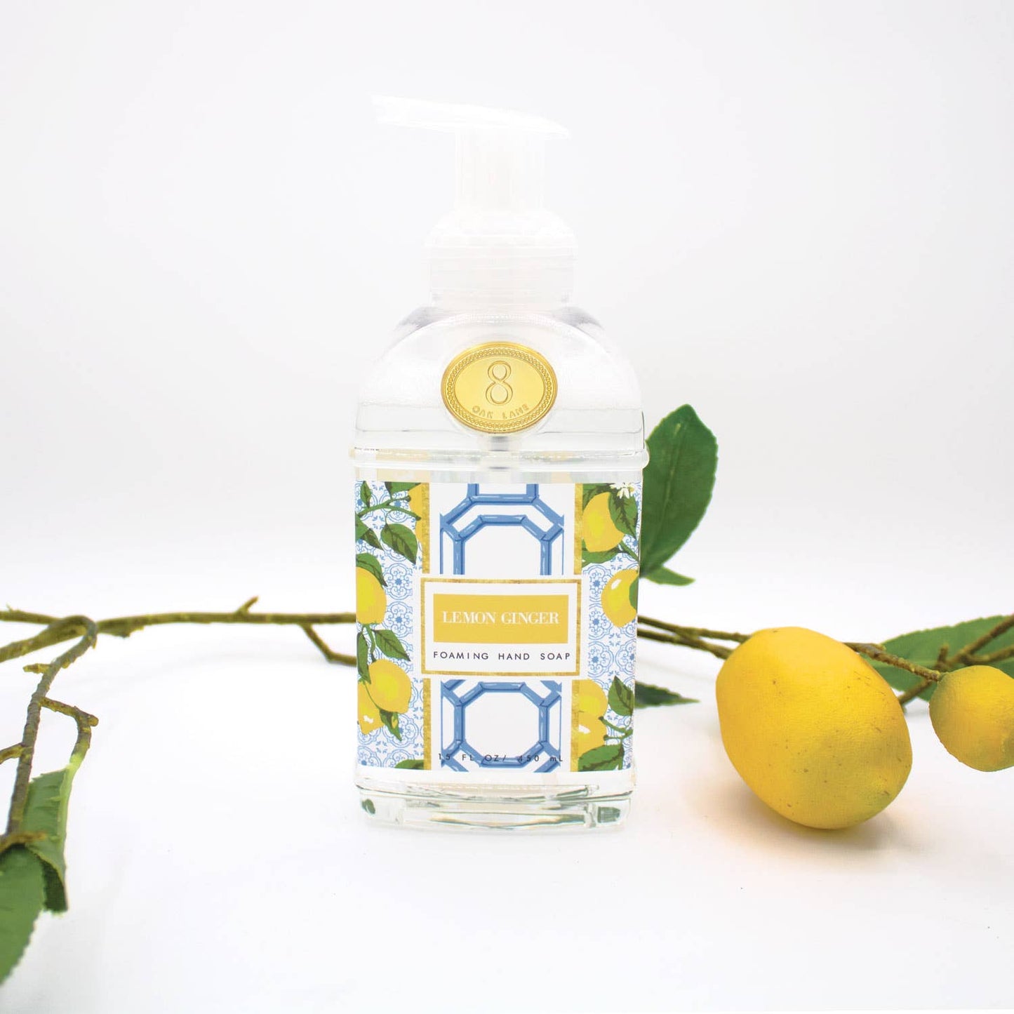 Lemon Ginger Foaming Hand Soap by 8 Oak Lane