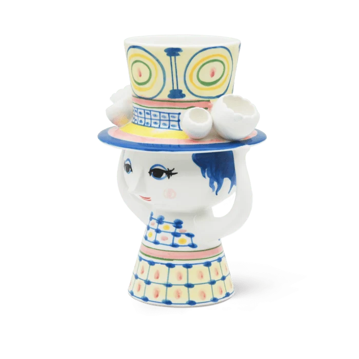 Bjørn Wiinblad Lady with Hat Vase