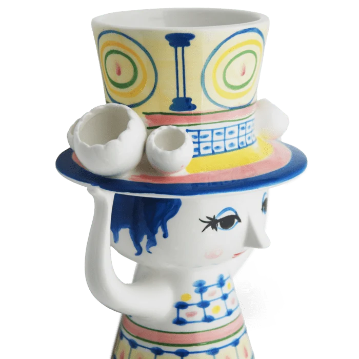 Bjørn Wiinblad Lady with Hat Vase