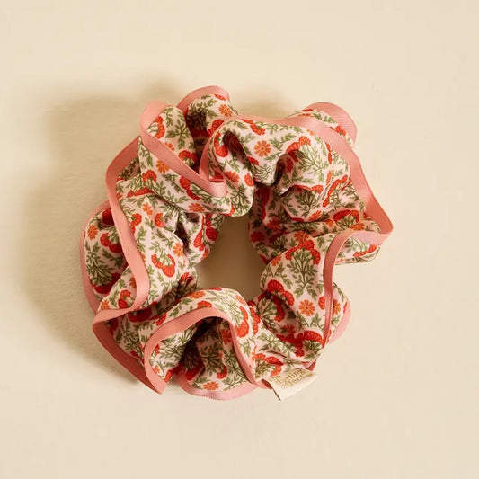 Dusty Rose Ruffle Up Scrunchie