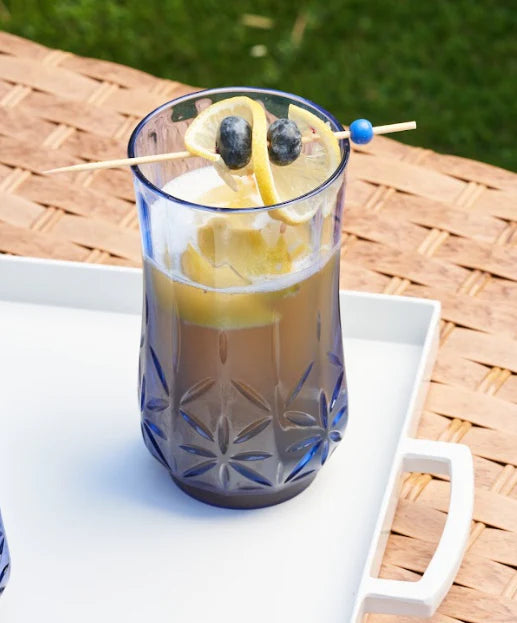 Traditional Classic Cobalt Blue Tumblers & Pitcher