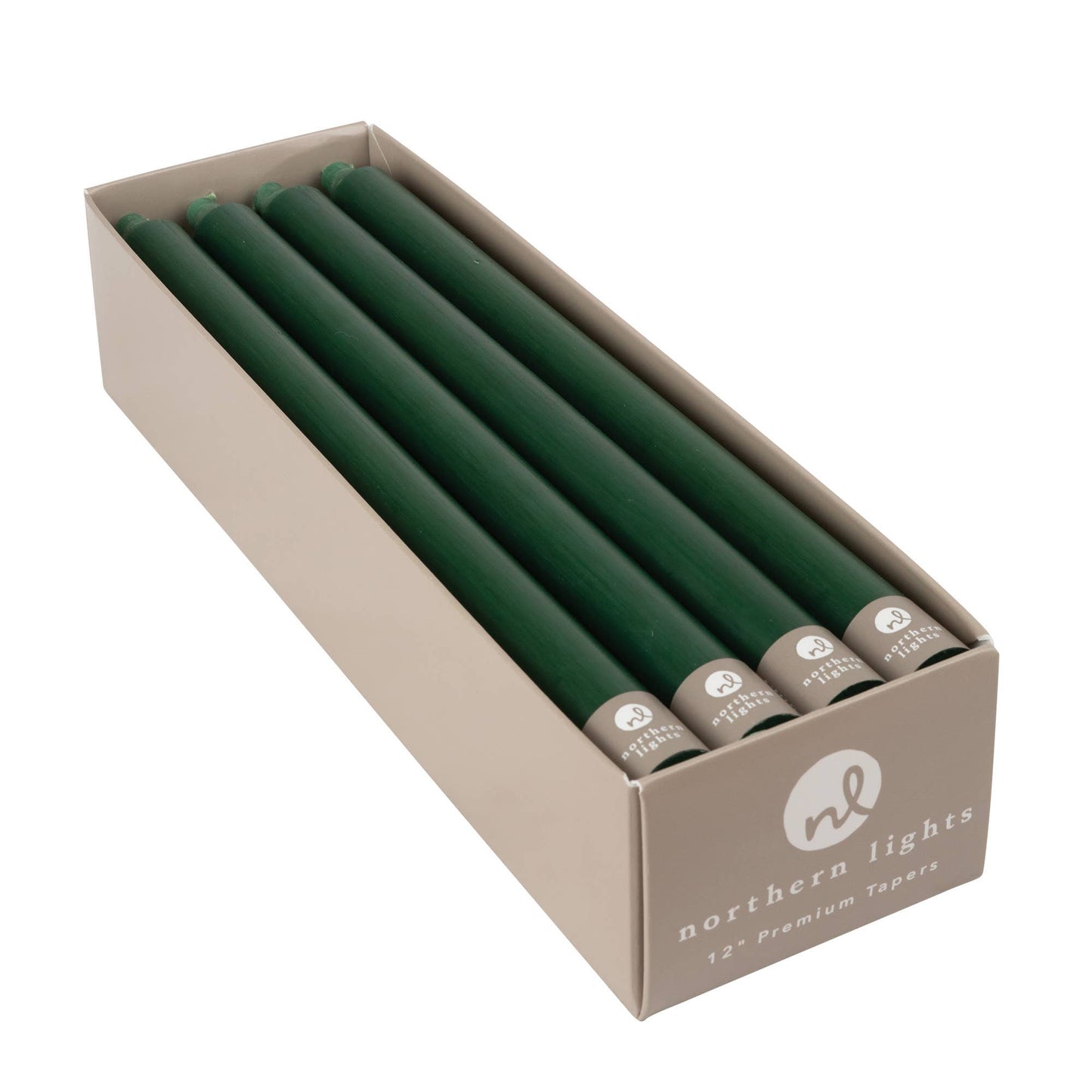 Taper Candle: Hunter Green