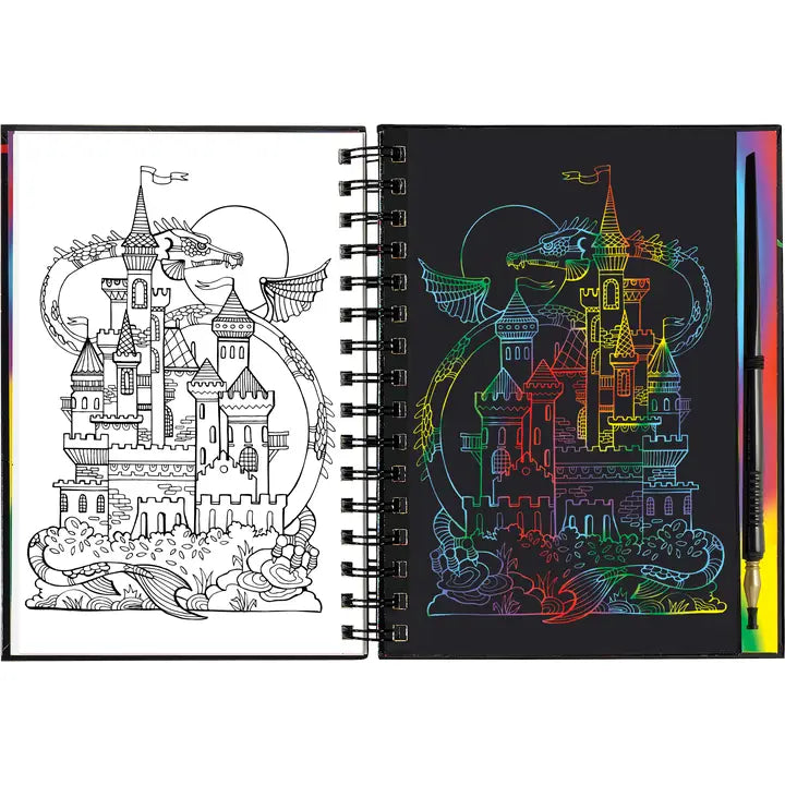 Extreme! Scratch & Sketch Dragons Activity Book