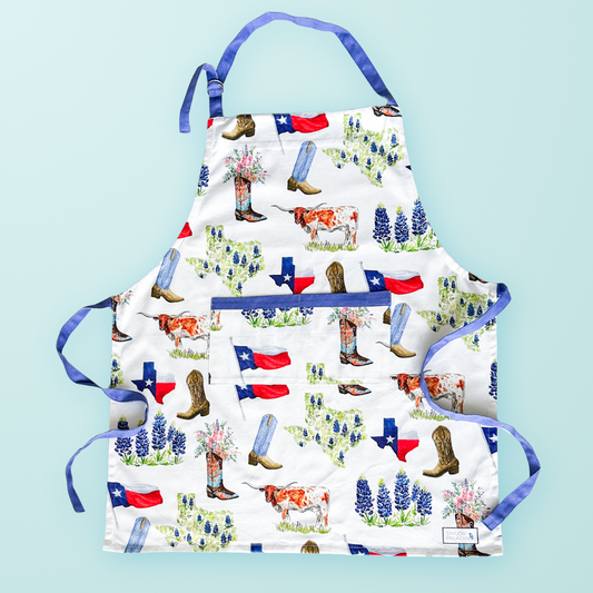 Texas Toile Apron