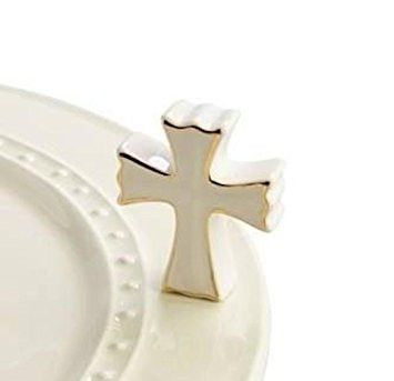 Nora Fleming White Cross Mini