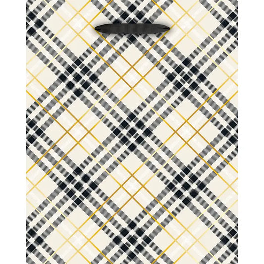 Luxe Lodge-Plaid Gift Bag