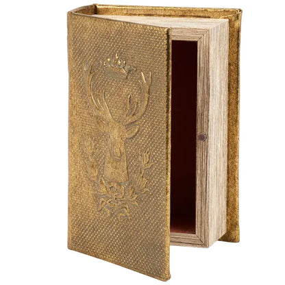 Book Box Gold Deer