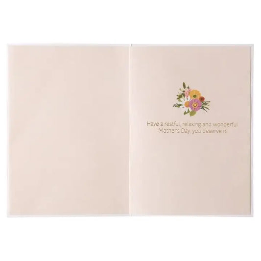 Pampered Mom Mother's Day Card