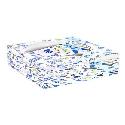 Mahjong Abstract Blues Candy Catchall Dish