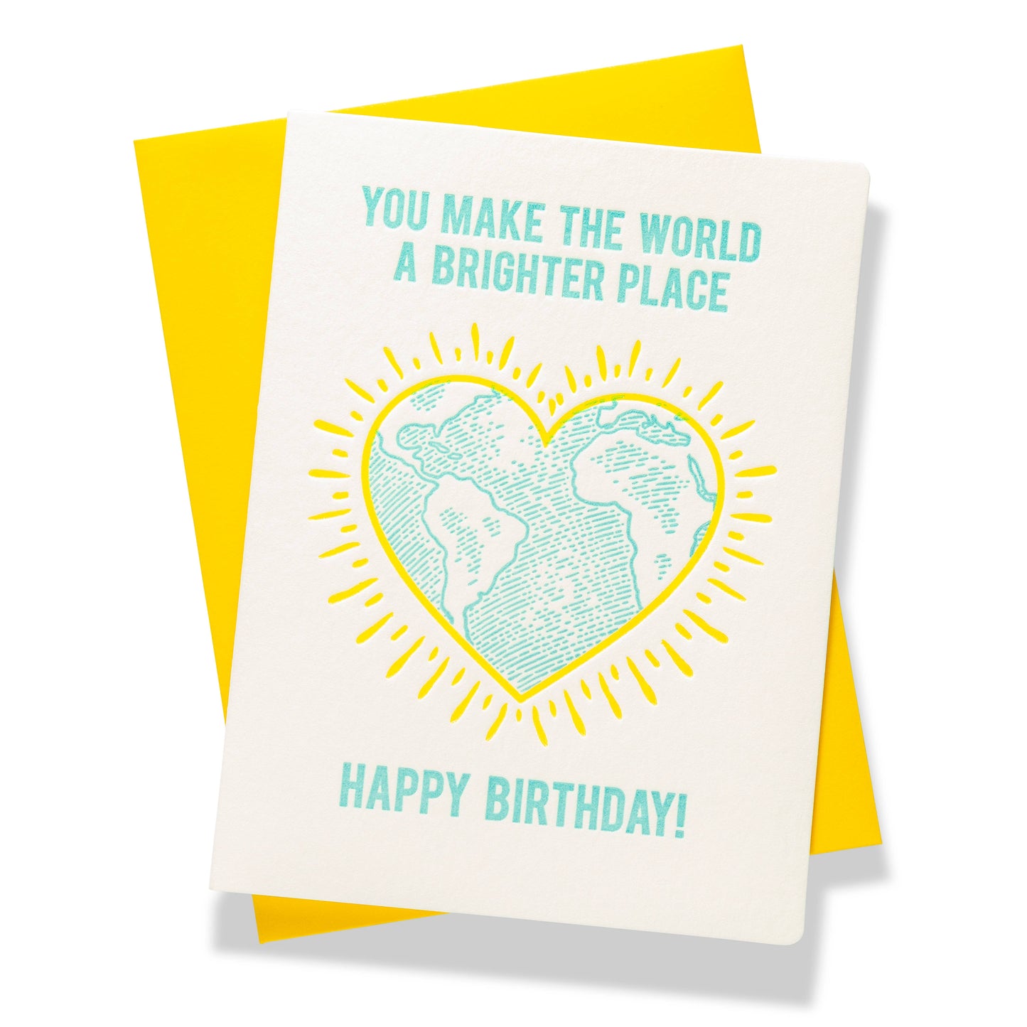 World Brighter Birthday Card