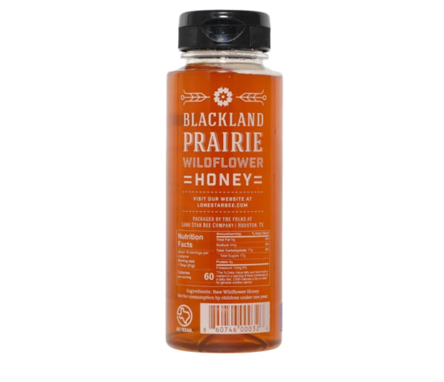 Blackland Prairie Wildflower Honey 12oz