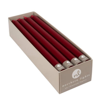 Taper Candle: Crimson