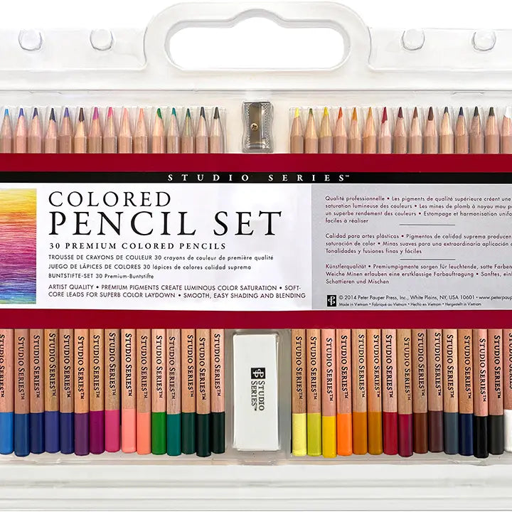 Peter Pauper Press Inc. Studio Series Colored Pencil Set - Set of 30