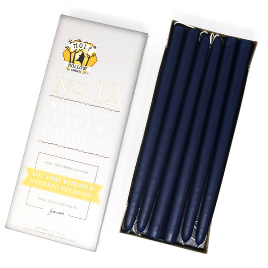 Navy - Taper Candles